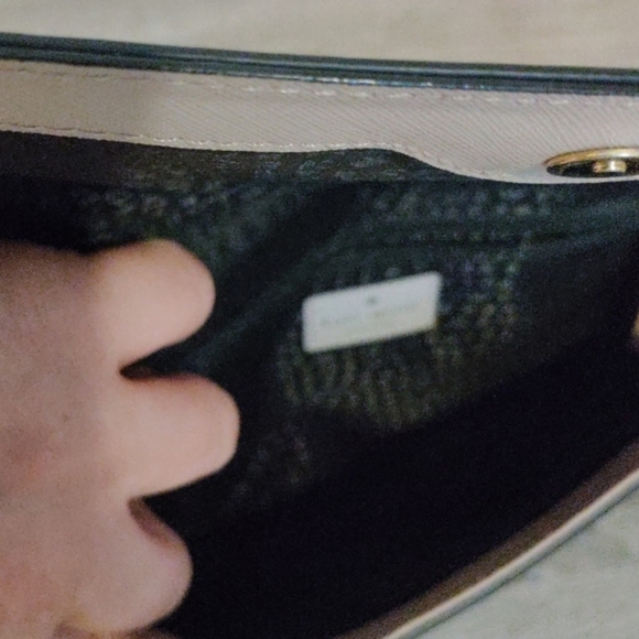 Kate Spade Tilden Place Alek Crossbody colorblock Black Almond  discontinued - Picture 2 of 5